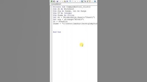 #VBA Code |  #For each Loop  | #Opening Notepad