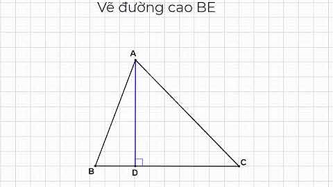 HƯỚNG DẪN VẼ BA ĐƯỜNG CAO CỦA TAM GIÁC