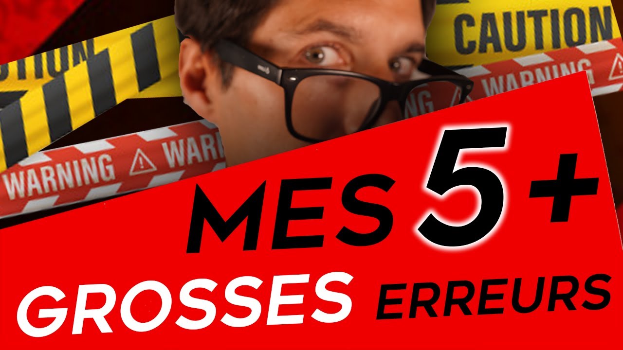 NE FAIS PAS CES ERREURS!!! MES 5 PLUS GROSSES ERREURS DE DEBUTANT EN CRYPTO  MONNAIE