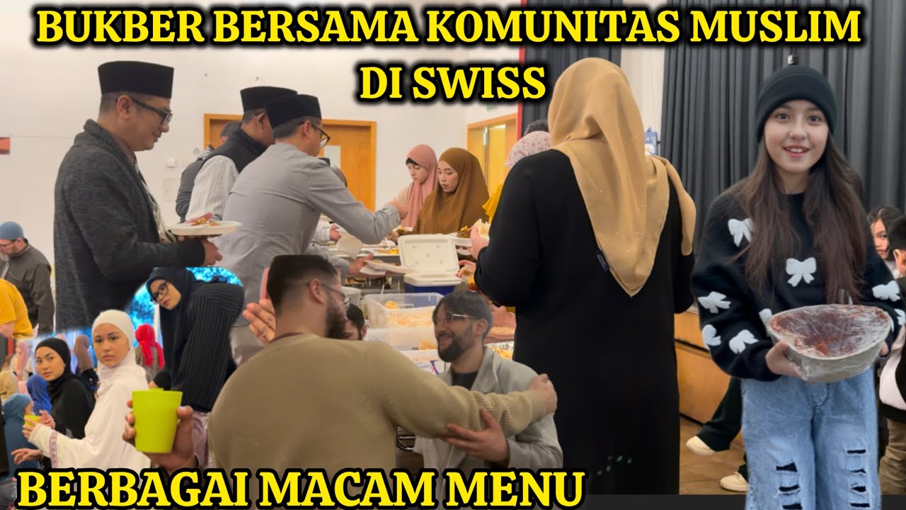 BUKBER DENGAN PARA MUSLIM WNI DI BERN SWISS || BERTEMU DENGAN YOUTUBER SWISS @brancha_Swiss 