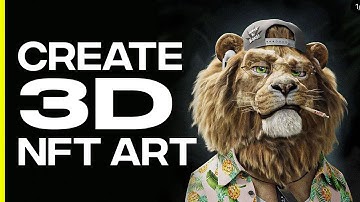 How To Make A 3D NFT Art - EASY!