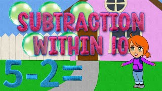 Subtraction Practice for Kids | Easy Preschool & Kindergarten Math Video screenshot 5