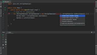 IntelliJ IDEA Tips & Tricks #44: Type ittok for string tokenization boilerplate code