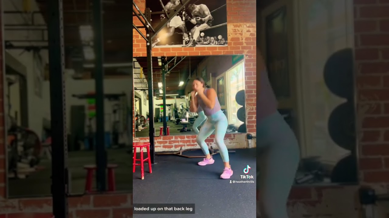 Female boxing coach kids shadowboxing training