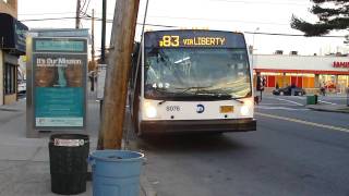 MTA NYCT Bus: 2011 Nova-LFS Q83 Bus #8076 at Springfield Blvd-Murdock Ave