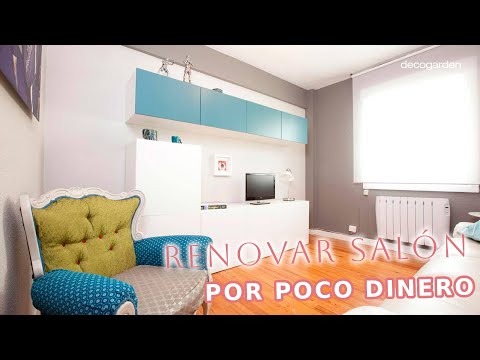Renovar salón sencillo por poco dinero // Antes y Después Decogarden