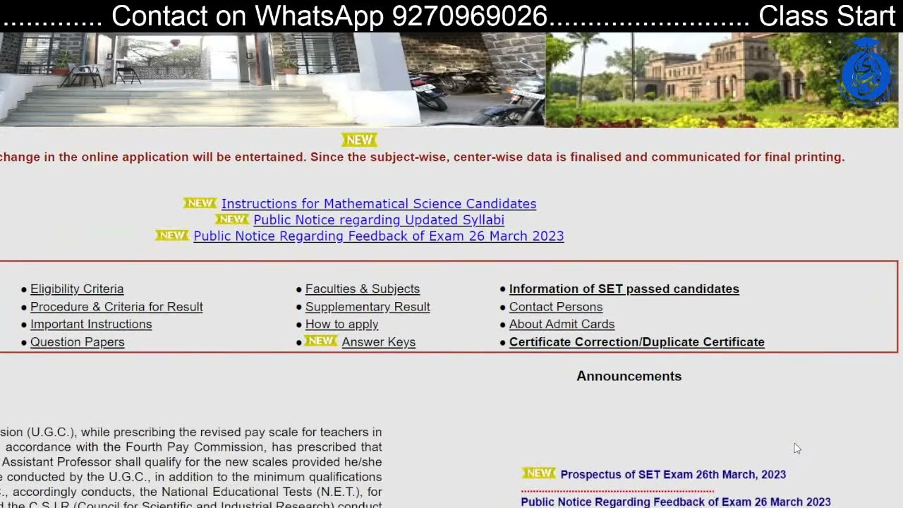 MH-SET 26 March 2023 Exam Answer Keys Released
