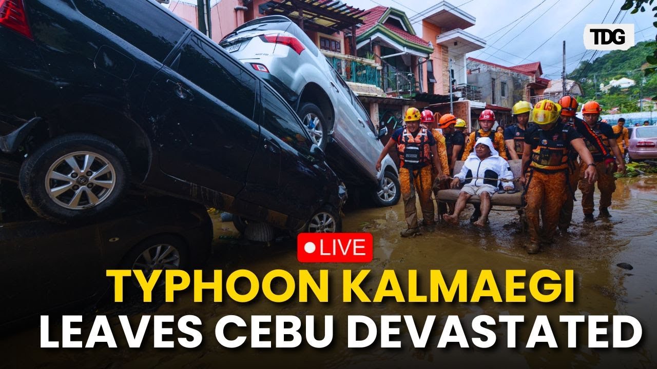 Philippines Typhoon Kalmaegi LIVE: Military Rescues Flood Victims on Philippine Island of Cebu