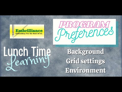 Embrilliance Platform Preferences - YouTube