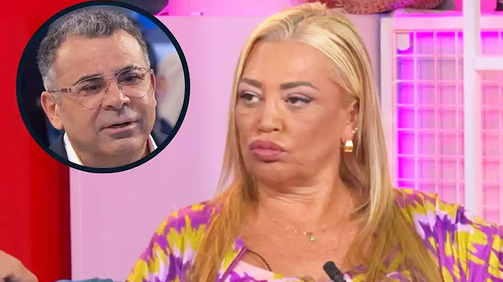 Belén Esteban se sincera y revela la verdad sobre Jorge Javier Vázquez