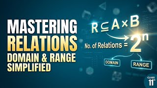 Class 11 Maths | Relations and Functions-2 |How to Represent Relations? Domain, Range & Codomain