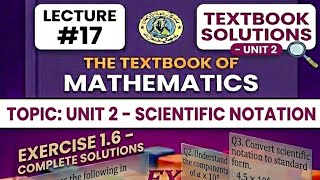 lecture #17 scientific notation