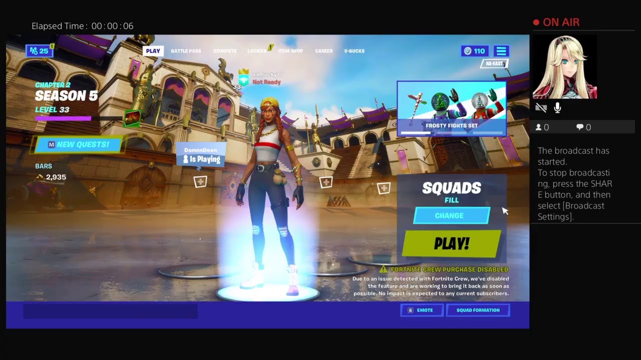 Playing with subs join up