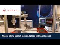 Socket bin pick and place with a UR5 cobot—see how vision works with a changing placement location!