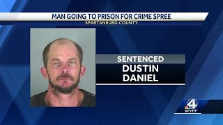 Gaffney man sentenced to 20 years for months-long crime spree solicitor says