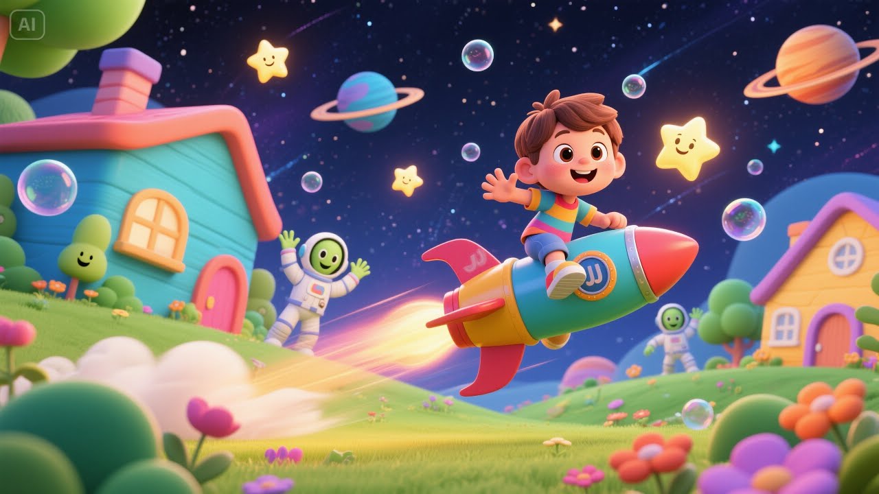 Bathtime Galaxy – JJ’s Soapy Adventure | Fun Kids Bath Song | Bubbly Nursery Rhyme for Toddlers