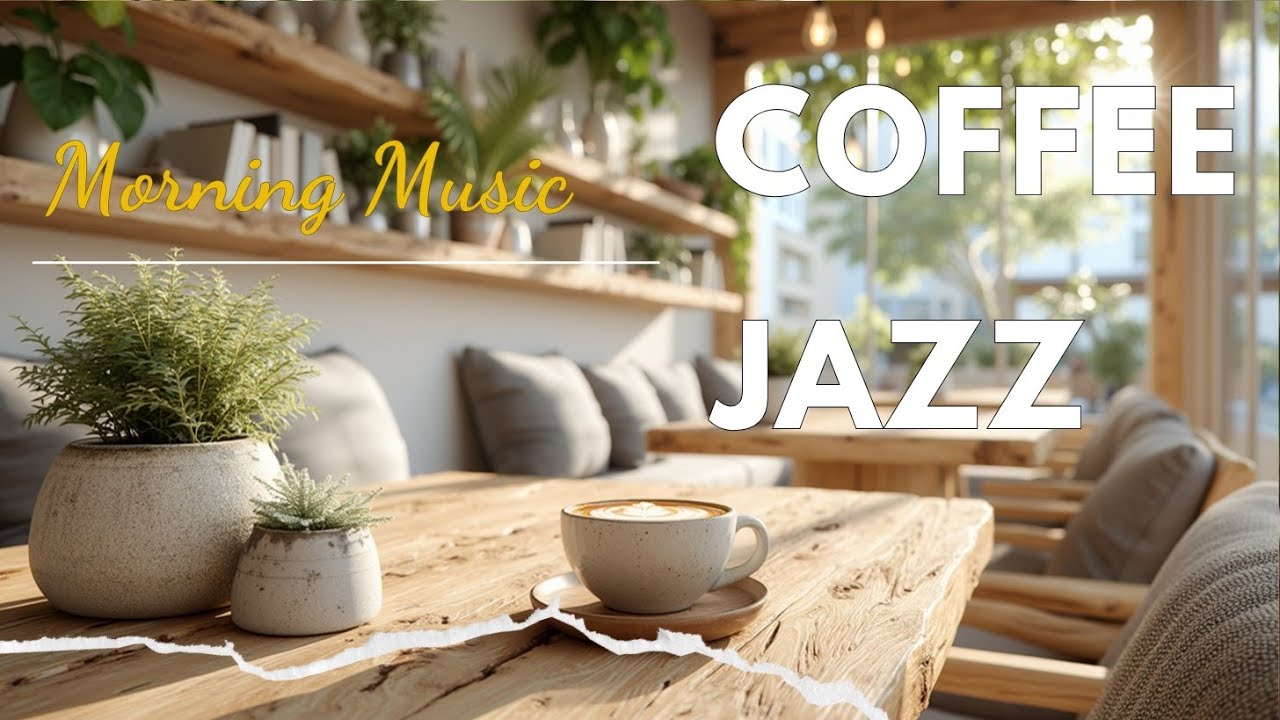 Relaxing Coffee Jazz Music Peaceful Cafe Ambience for Study Work Focus ...