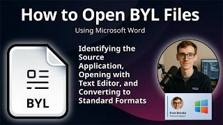 How to Open BYL Files (Bylaws Document)