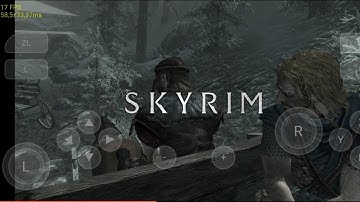 skyline edge V9 skyrim test gameplay on Snapdragon 845