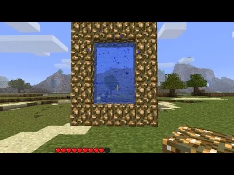 Minecraft aether portal with only one chain command block