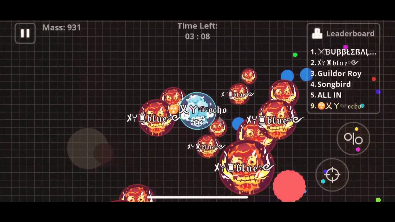 Agar.io mobile Noob to Pro +Vanish split