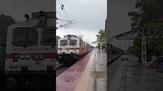 Emergency brake applied in High speed train #indianrailways
