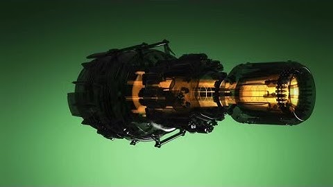 Loop Rotate Jet Engine Turbine | Motion Graphics - Videohive template