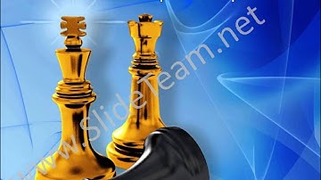Chess Pieces Game PowerPoint Templates ppt Themes 0912 Slides Backgrounds
