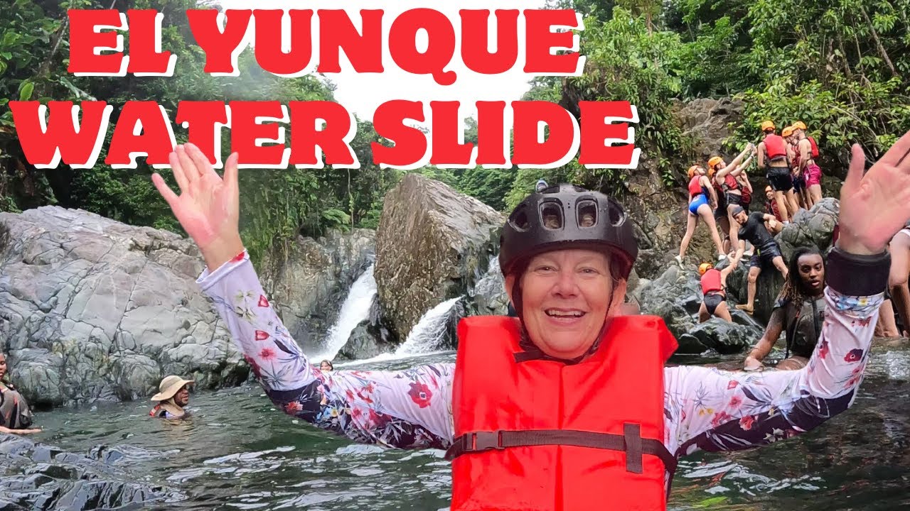 MUST VISIT! El Yunque Rainforest  - Water Slide, Waterfalls, and Jungle Hiking Tour
