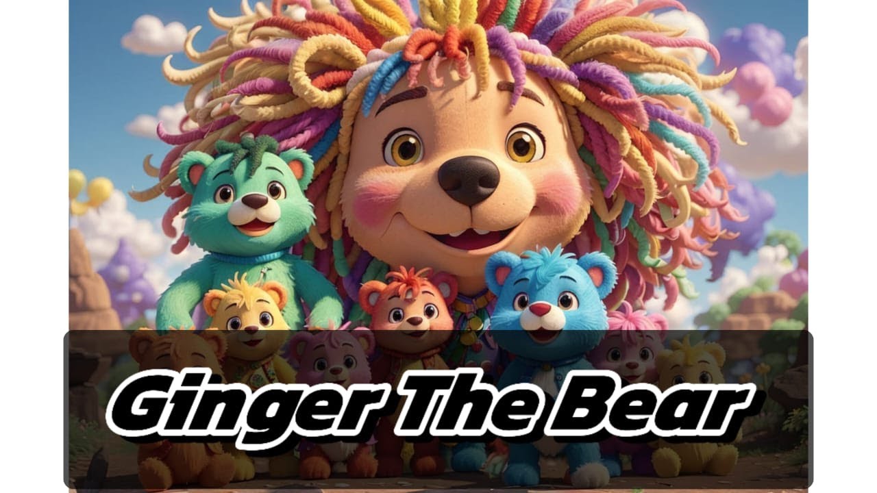 Ginger The Bear in the Ice-Cream world