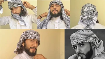 How To Tie SheMagh Like Omar Borkan Al Gala || M.9 Majid shah