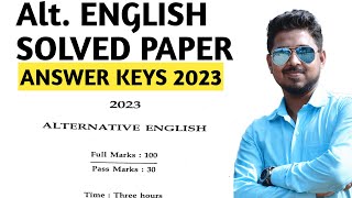 ALTE SOLVED PAPER HS 2ND YEAR/ AHSEC ALTERNATIVE ENGLISH| |12TH EXAM 2023| |ALTE GRAMMAR,2023 SOLVED screenshot 4