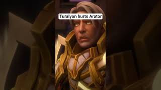 Turalyon hurts Arator WoW #worldofwarcraft #warcraft #shorts #wow #edit