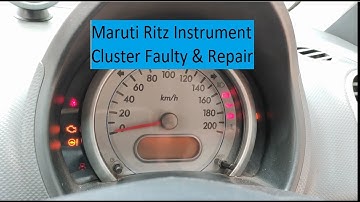 Maruti Ritz Instrument Cluster Faulty & Repair @supercyberautomotivetravel