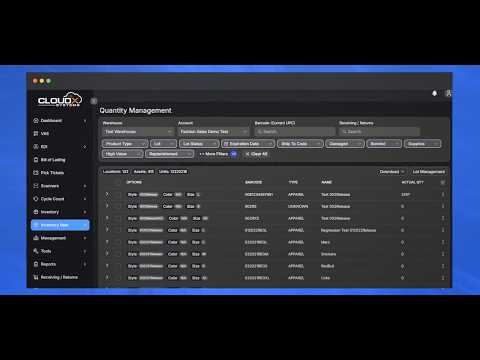 Introducing CloudX Systems - Warehouse Management Systems