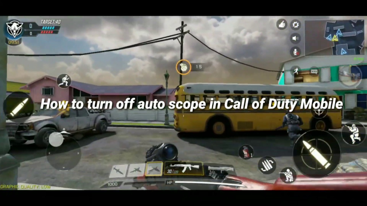 How to turn off auto scope in call of duty mobile YouTube