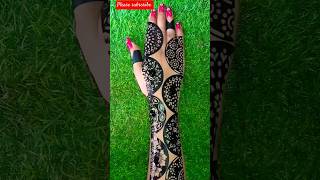Stylish Hand Sticker Mehandi Design 2025 Unique Hand Sticker Mehandi Design Viral