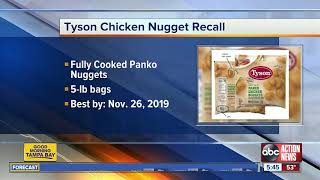 Tyson Recalls More Than 36K Pounds Of Chicken Nuggets