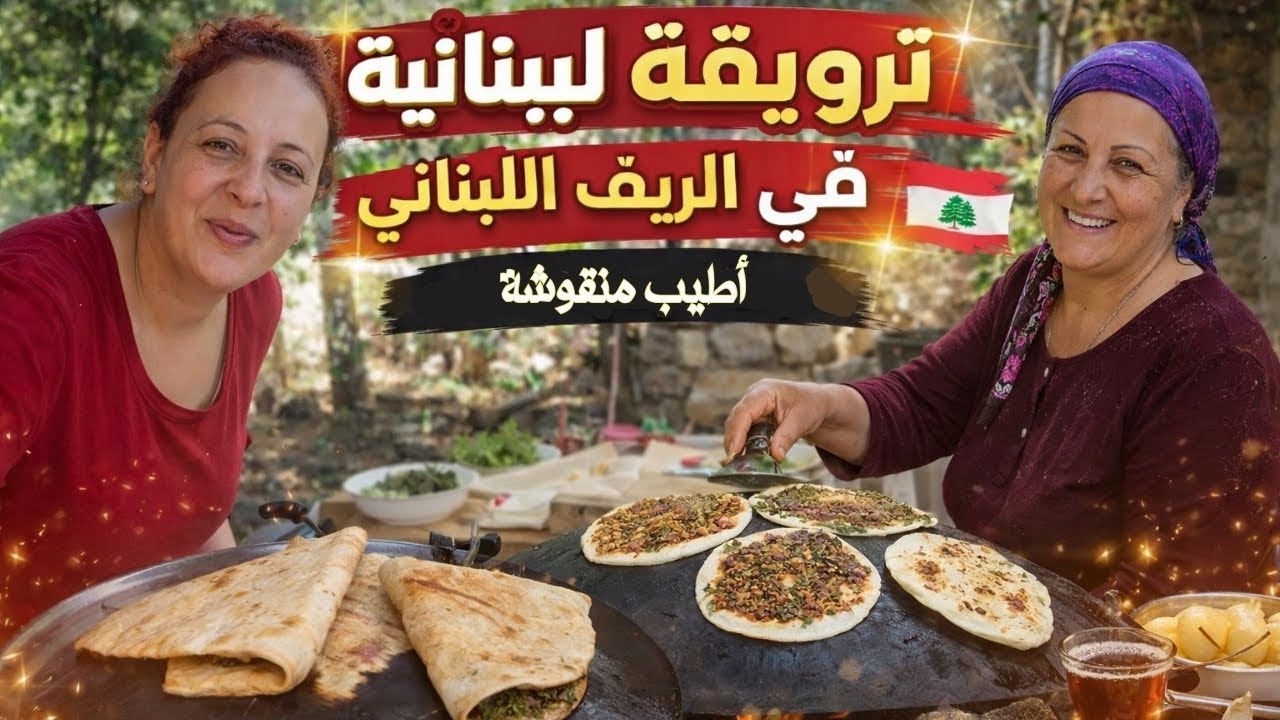 ترويقة لبنانية بلدية في الريف اللبناني ضيعة الرملية قضاء عاليه 🇱🇧♥️
