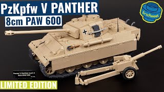 PzKpfw V PANTHER + 8CM PAW 600 *LIMITED EDITION* COBI 2565 (Speed Build Review)