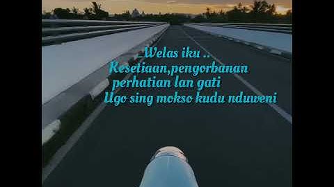 Story wa Glau Bahasa Osing Banyuwangi.