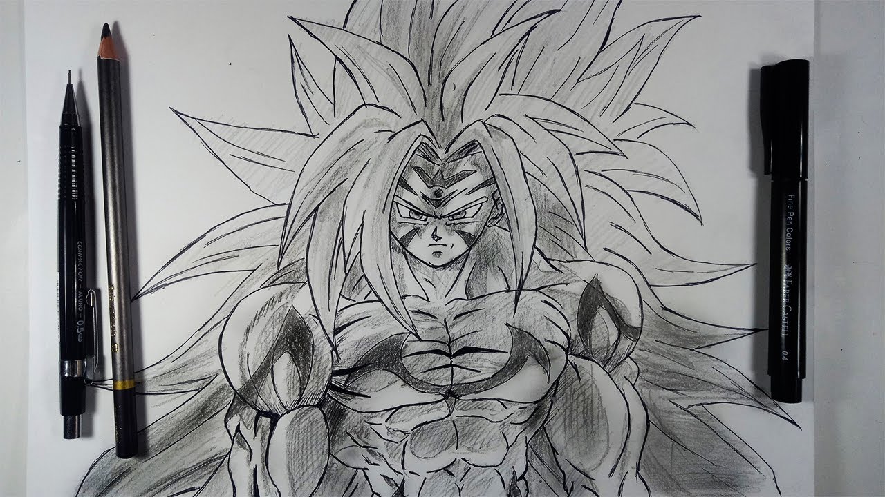 COMO DESENHAR GOKU SUPER SAYAJIN INFINITO 