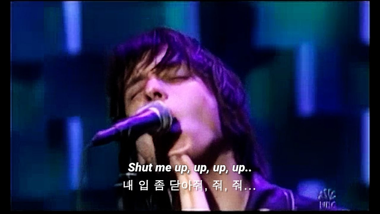 [가사 해석] The strokes - you only live once (LIVE conan o`brien) - YouTube