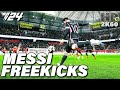 12 Insane Messi FreeKicks in FC24 | HD2K60fps