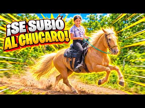 😱 ¡WOW! Vanessa Resultó ser una Gran Jinete 🐎Monto el caballo chucaro