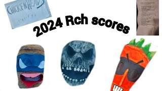 All my 2024 Radioactive chicken heads scores