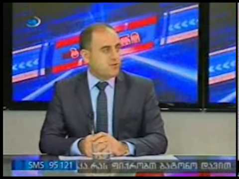 თბილისის მერი, დავით ნარმანია ტელეკომპანია \"კავკასიის\" პირდაპირ ეთერში