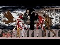 Eren founding Titan new final format vs All titan shifter. Attack on titan Drawing cartoon 2.
