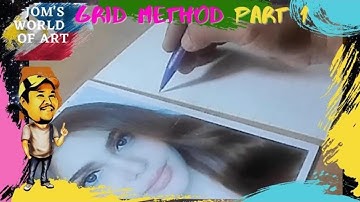 How To Draw Face | Grid Method Tutorial | Beginner