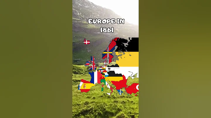 Europe in 1861  #map #europe  #flag #history #geography